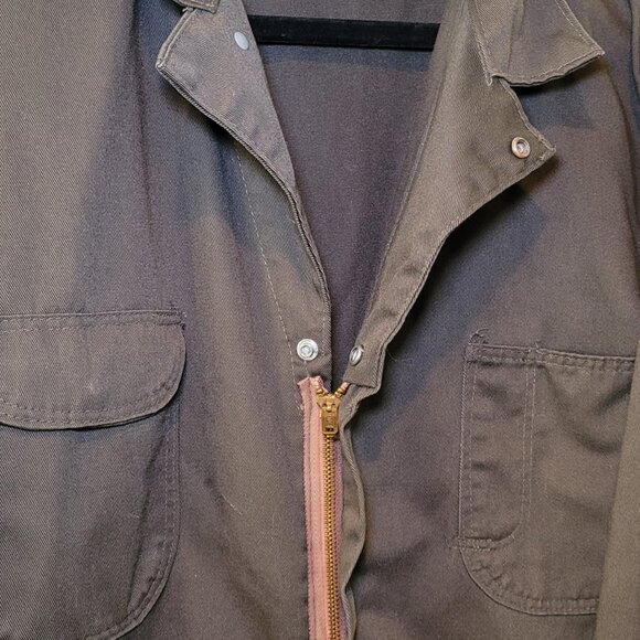 Vintage Carhartt Style Utility Coveralls Made in USA Men's XL - Picture 8 of 13